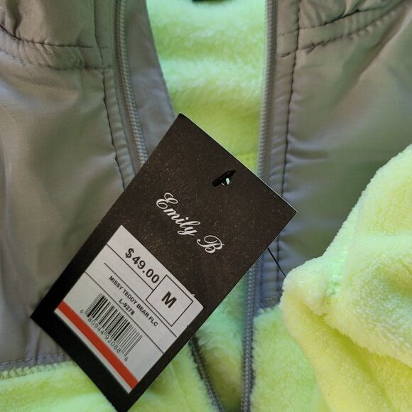 NEW w/ Tags Zippered Fleece Jacket - Picture 4 of 5